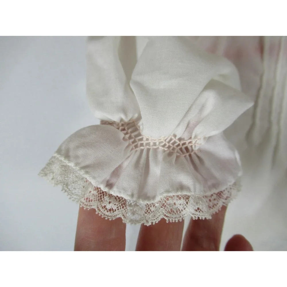 Handmade vintage pintuck